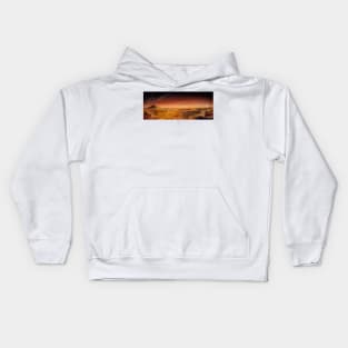 Artwork of Mars surface panoroma (R360/0049) Kids Hoodie